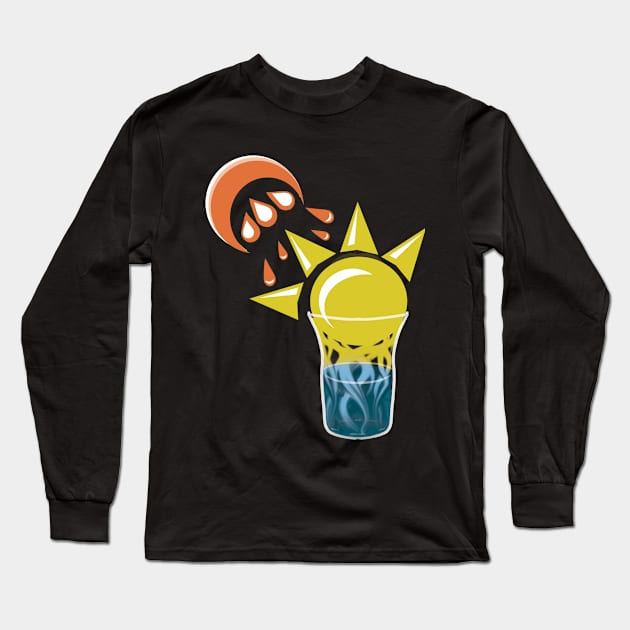 Orange Juice Long Sleeve T-Shirt by CarbonStorm